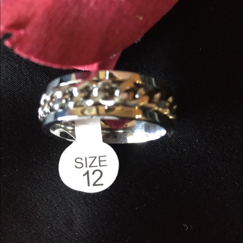 Happy Father's Day: Silver Alloy Steel Ring